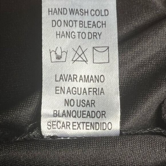 𝅺Doe & Rae Black Chiffon Tunic Dress Button Front Sz S - Picture 10 of 11